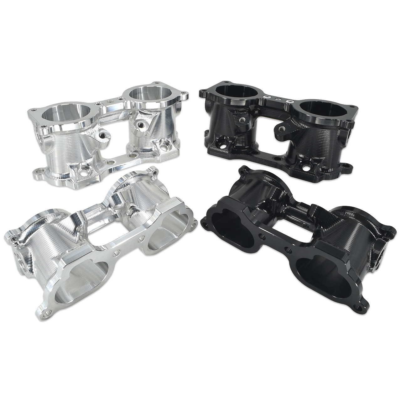 IAG V3 Top Feed TGV Housings with Butterfly Pass Thru (08-14 WRX, 07+ STI, 07-12 LGT, 09-13 FXT)