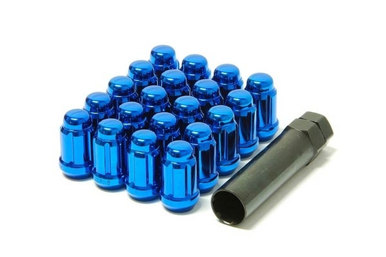 Wheel Mate Muteki Closed End Lug Nuts Blue 12x1.25