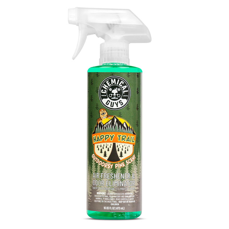 Chemical Guys Happy Trail Outdoor Pine Scent Air Freshener and Odor Eliminator - 16oz