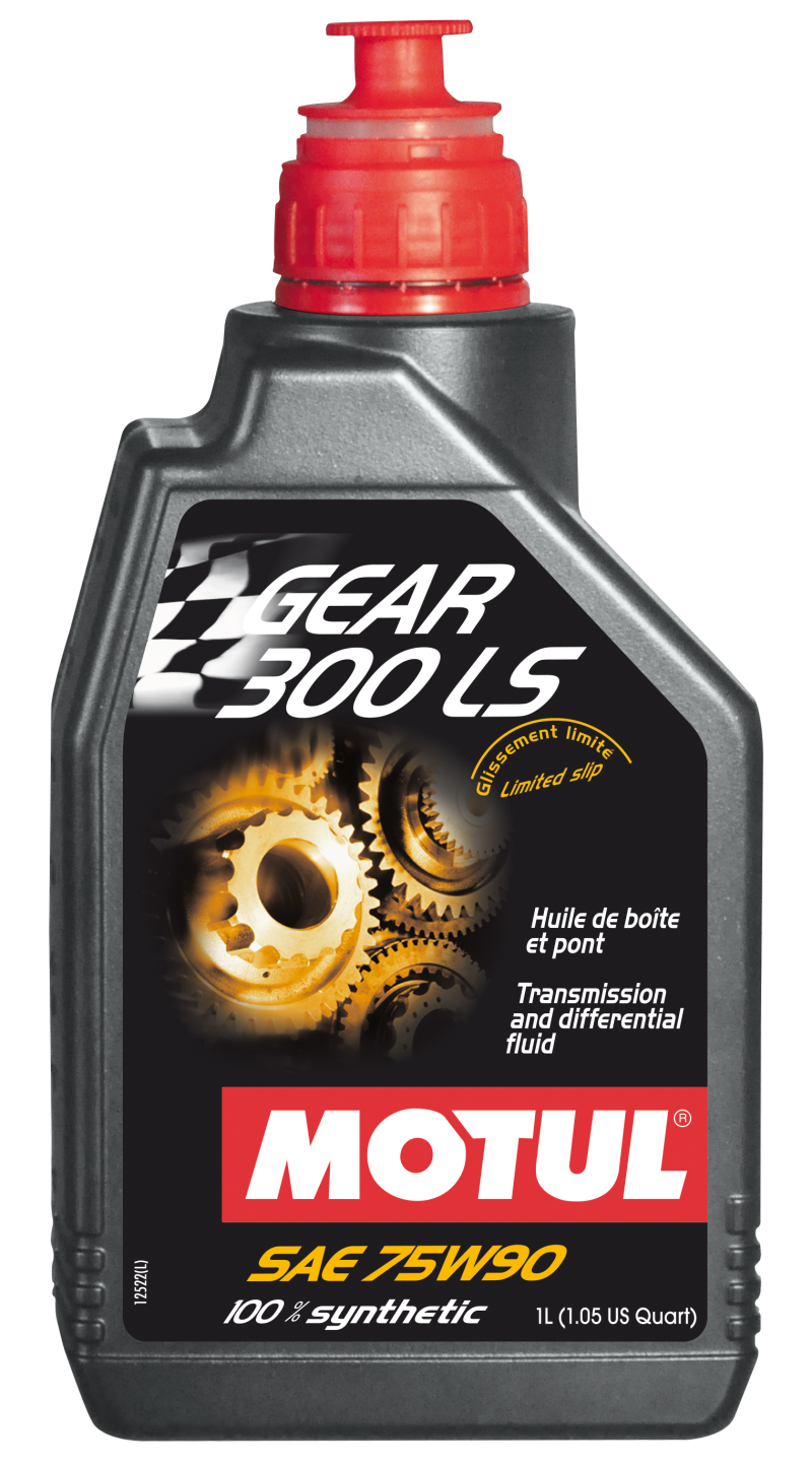 MOTUL Gear 300 LS 75W90 DSG Transmission Fluid - 12x1L (Case of 12) - 105778