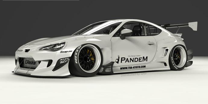 GReddy Scion FR-S Pandem Wide Body V3 Front Fenders