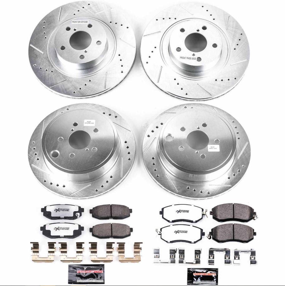 Power Stop 13-16 Scion FR-S Front & Rear Z26 Street Warrior Brake Kit