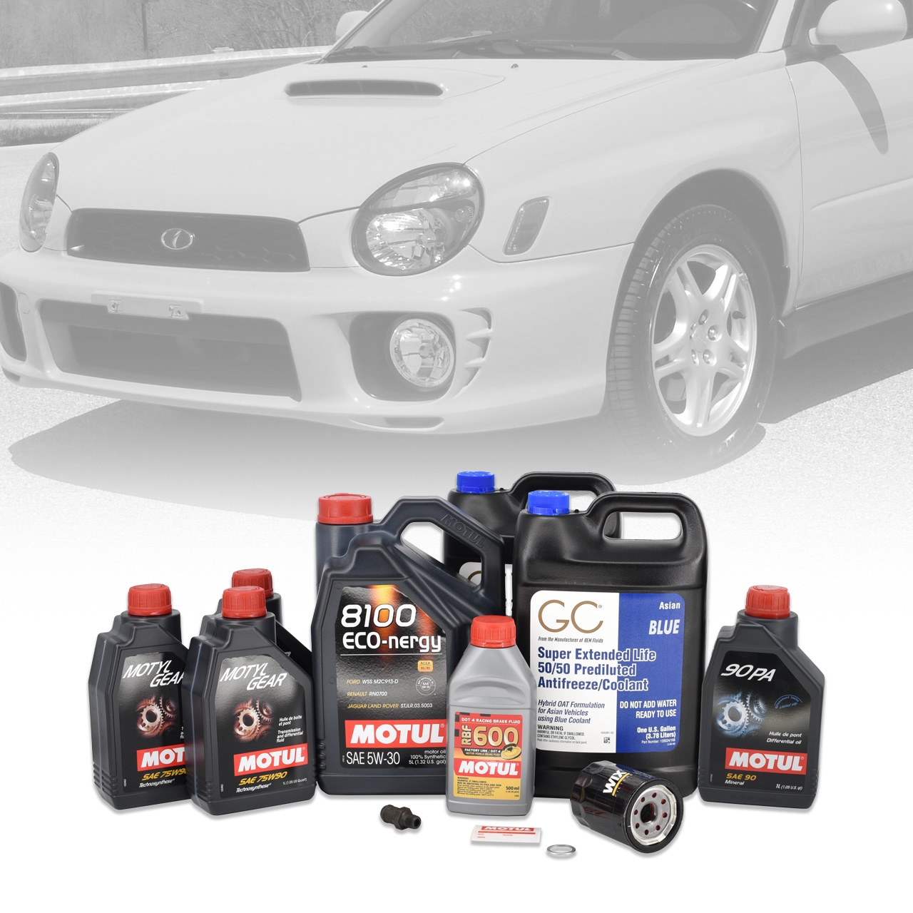 IAG 30K/90K OE Engine Service Package Fits 2002-03 Subaru WRX IAG 30K/90K OE Engine Service Package Fits 2002-03 Subaru WRX