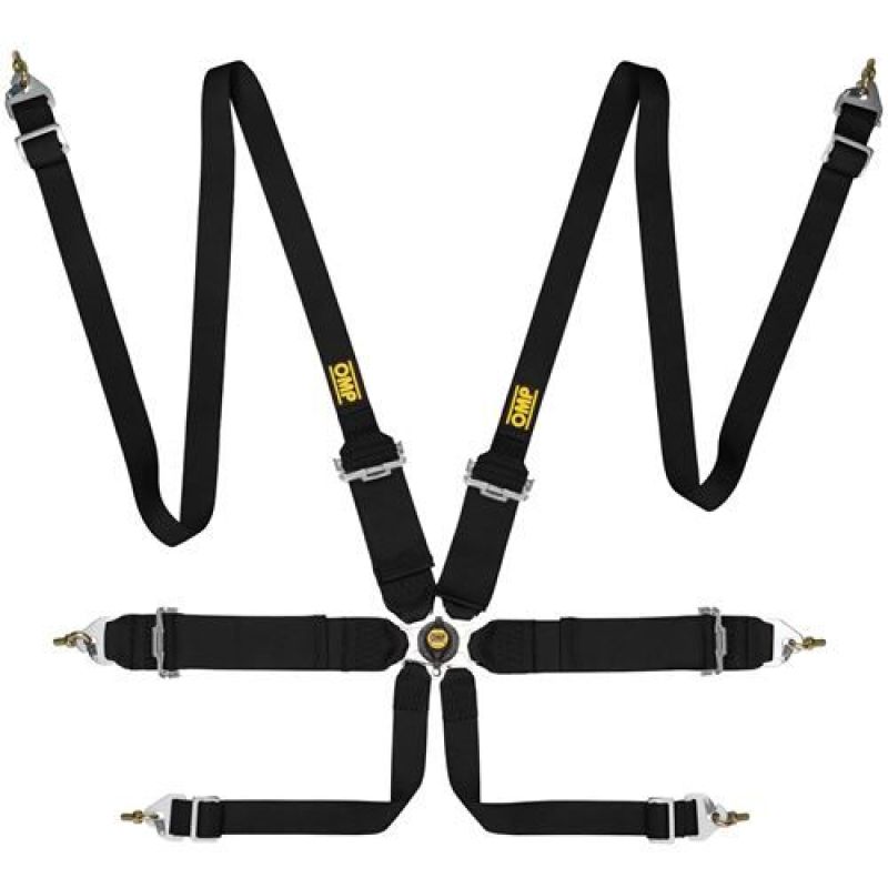 OMP First 3/2 Racing Harness Black - DA0-0204-B02-071