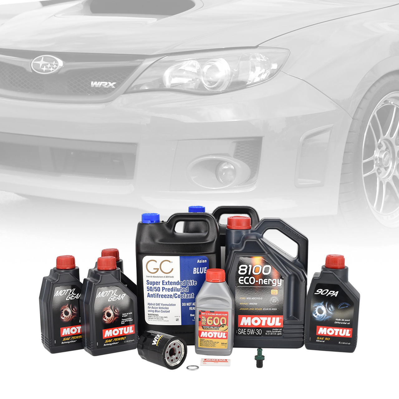 IAG 30K/90K OE Engine Service Package Fits 2008-14 Subaru WRX
