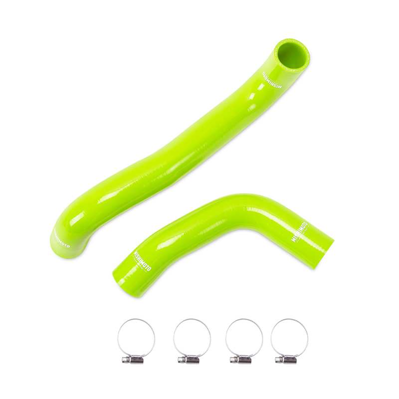 Mishimoto Silicone Radiator Hose Kit For 2008-14 Subaru WRX, 08-21 WRX STI - Neon Yellow - MMHOSE-STI-08NY