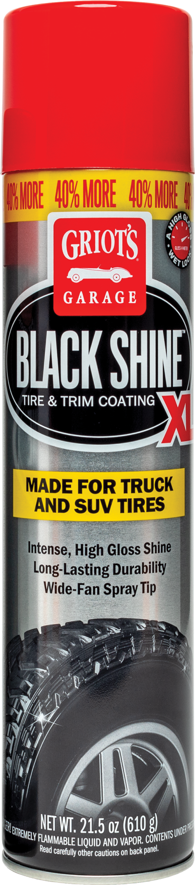 Griots Garage Black Shine Tire and Trim Coating XL - 21.5oz- Case of 6 - 10850