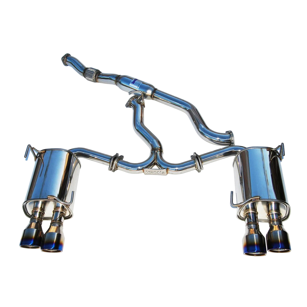 Invidia 11+ STI/WRX Sedan Only 76mm Q300 Titanium Tip Cat-back Exhaust