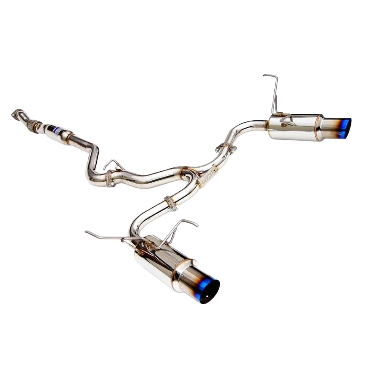 Invidia N1 3" Cat Back Exhaust with Titanium Burnt Tips for 2015-18 Subaru WRX / STI