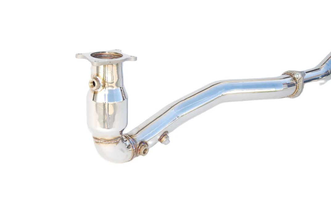 Invidia Automatic FA20 CATTED Down Pipe wide Band For 2015 - 21 Subaru WRX CVT - HS15SWADOC