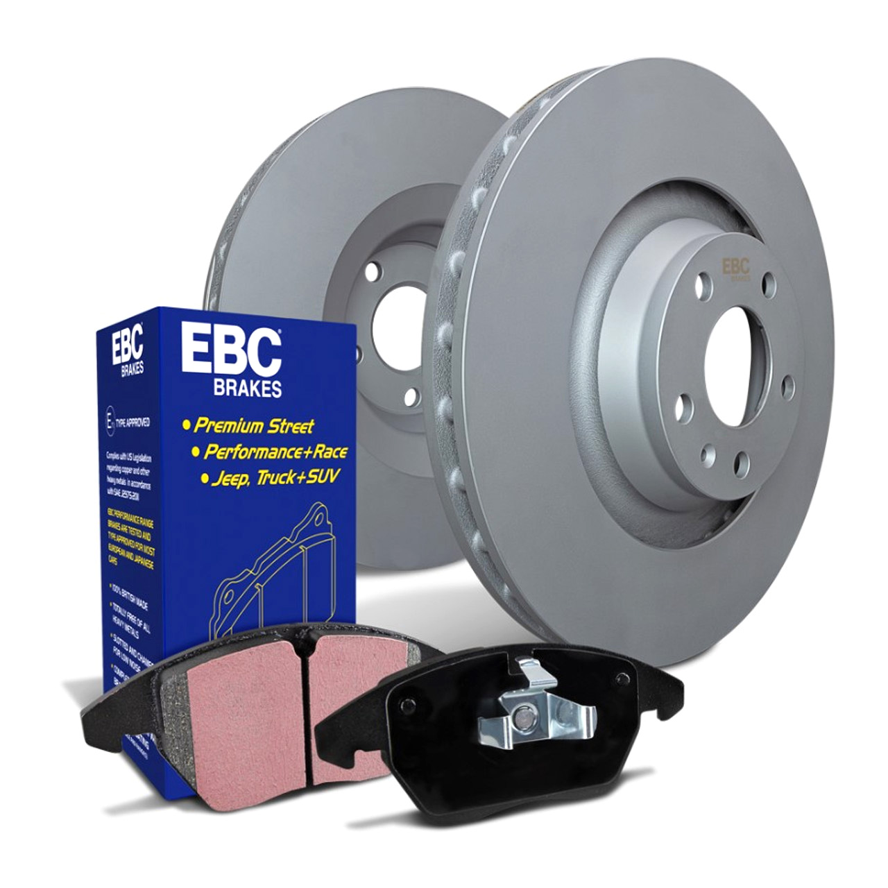 EBC S20 Ultimax2™ Rear Brake Pad and Rotor Kit For 2015-16 Subaru Outback