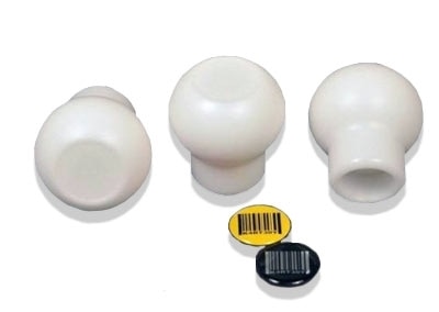 Kartboy White Delrin Knuckleball 6 Speed Shift Knob