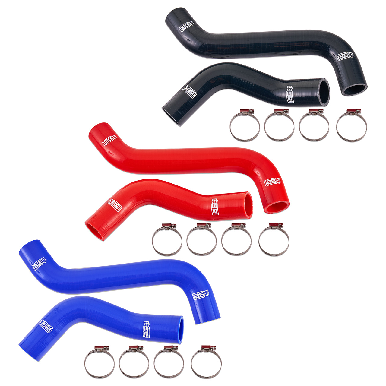 IAG Silicone Upper & Lower Radiator Hose Kit For 2022-25 WRX IAG Silicone Upper & Lower Radiator Hose Kit For 2022-25 WRX