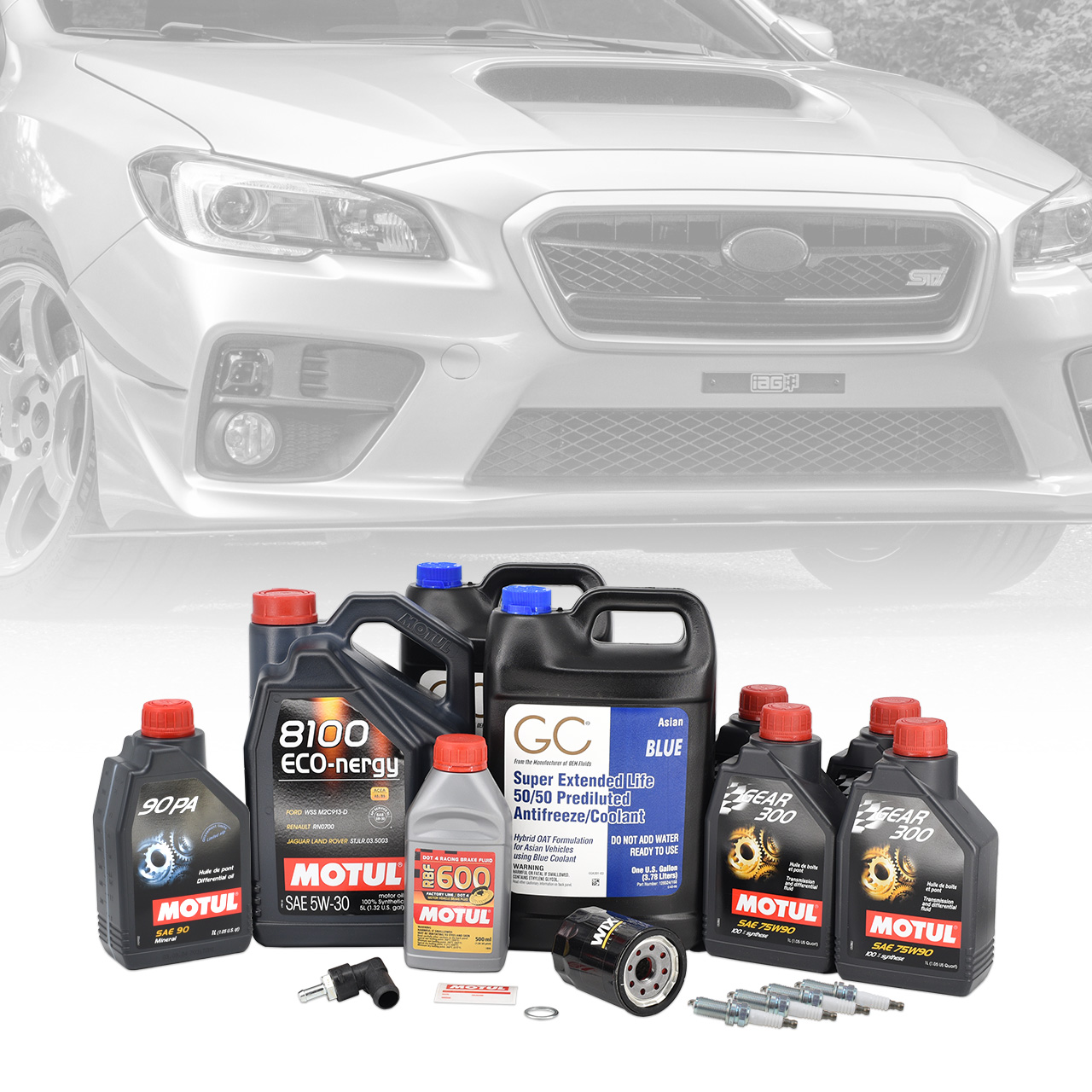 IAG 60K OE Engine Service Package Fits 2004-21 Subaru STI IAG 60K OE Engine Service Package Fits 2004-21 Subaru STI