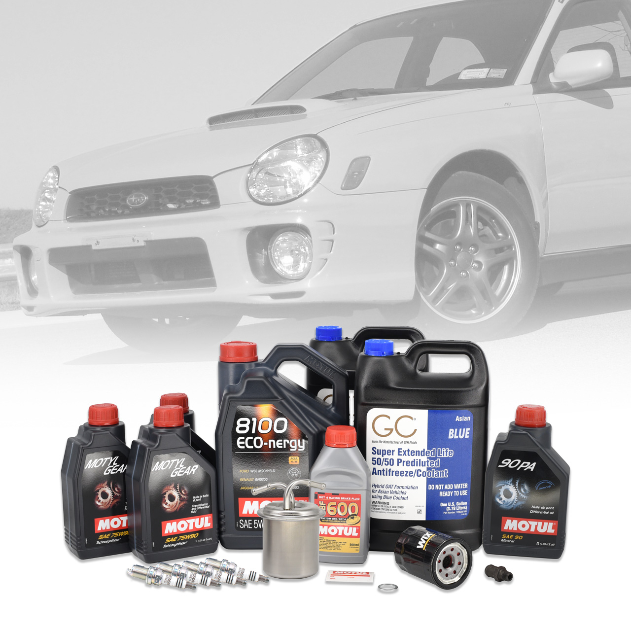 IAG 60K OE Engine Service Package Fits 2002-03 Subaru WRX