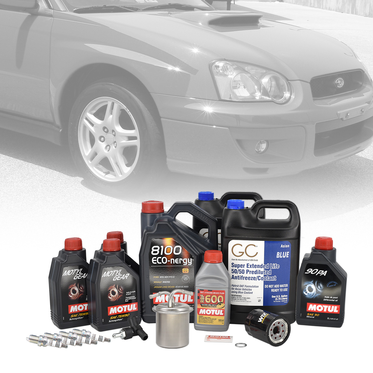 IAG 60K OE Engine Service Package Fits 2004-05 Subaru WRX