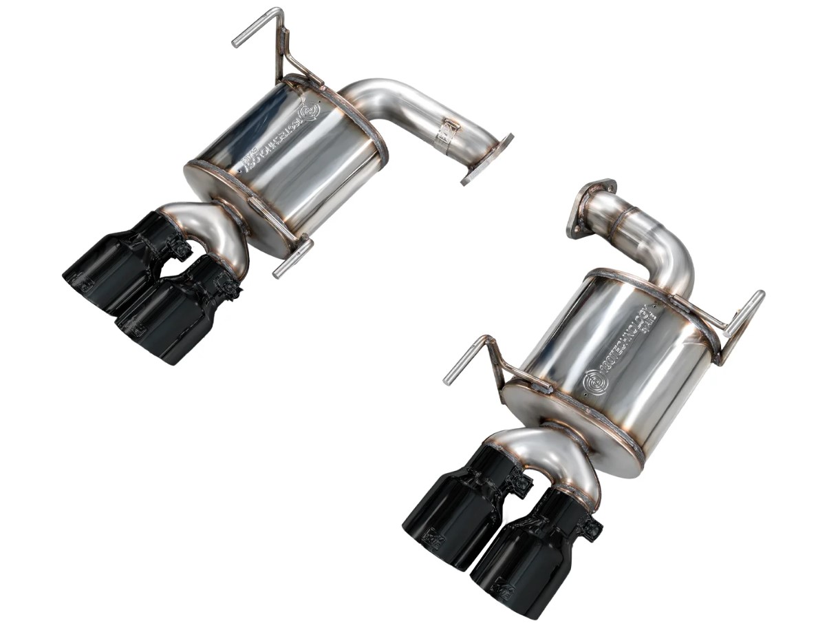 AWE Tuning Touring Edition Axleback Exhaust For 2022-25 Subaru VB WRX - Diamond Black Tips