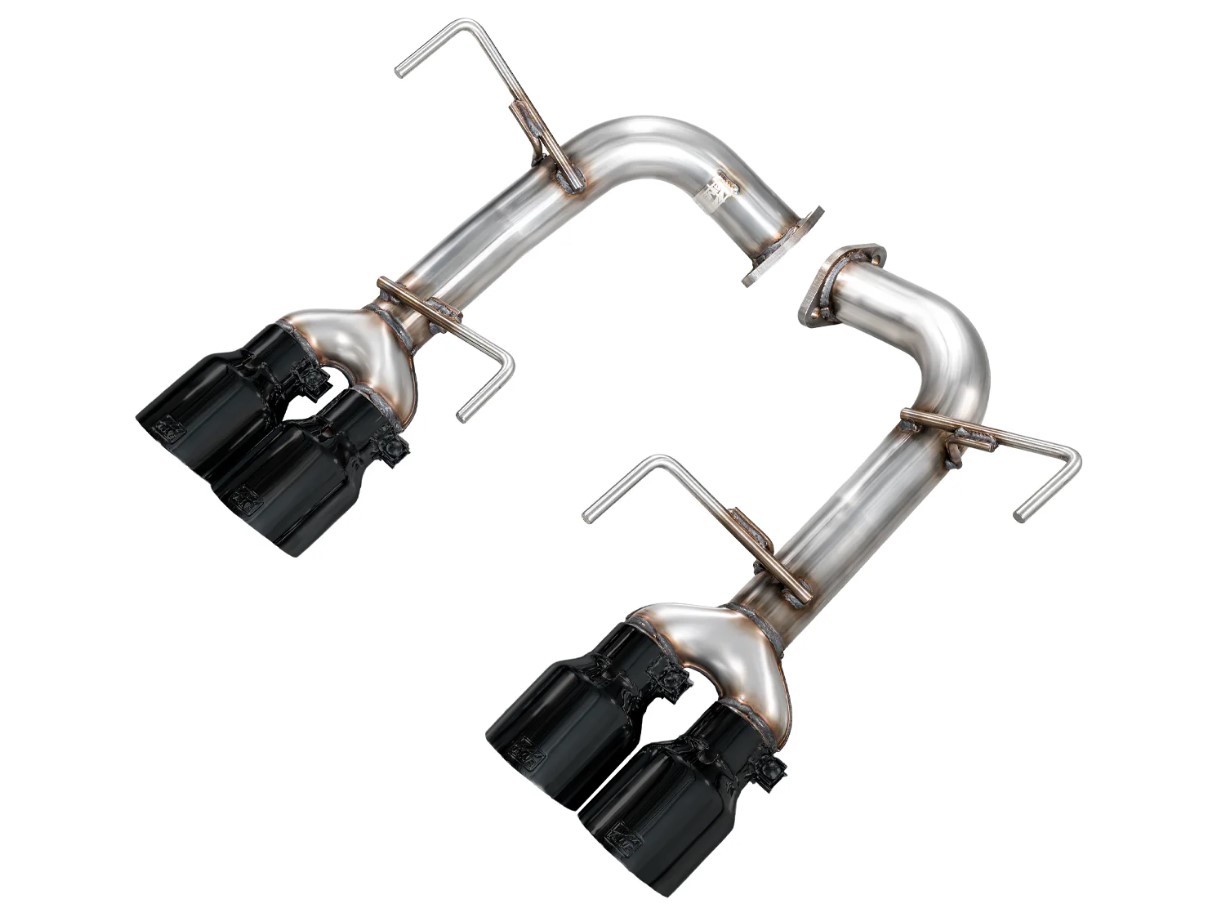 AWE Tuning Track Edition Axleback Exhaust For 2022-25 Subaru VB WRX - Diamond Black Tips AWE Tuning Track Edition Axleback Exhaust For 2022-25 Subaru VB WRX - Diamond Black Tips