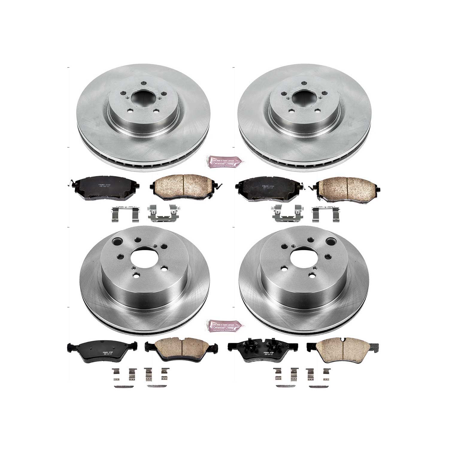 Power Stop Front & Rear Autospecialty Brake Kit For 2014-18 Subaru Forester Power Stop Front & Rear Autospecialty Brake Kit For 2014-18 Subaru Forester