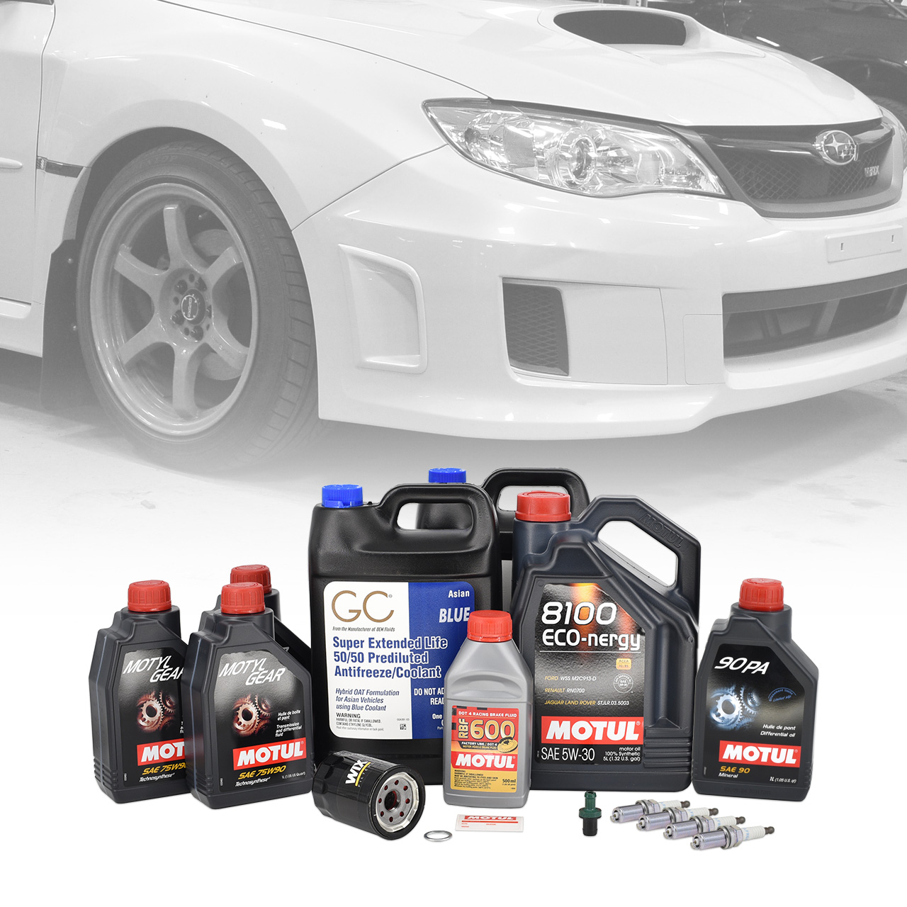 IAG 30K/90K OE Engine Service Package Fits 2006-14 Subaru WRX