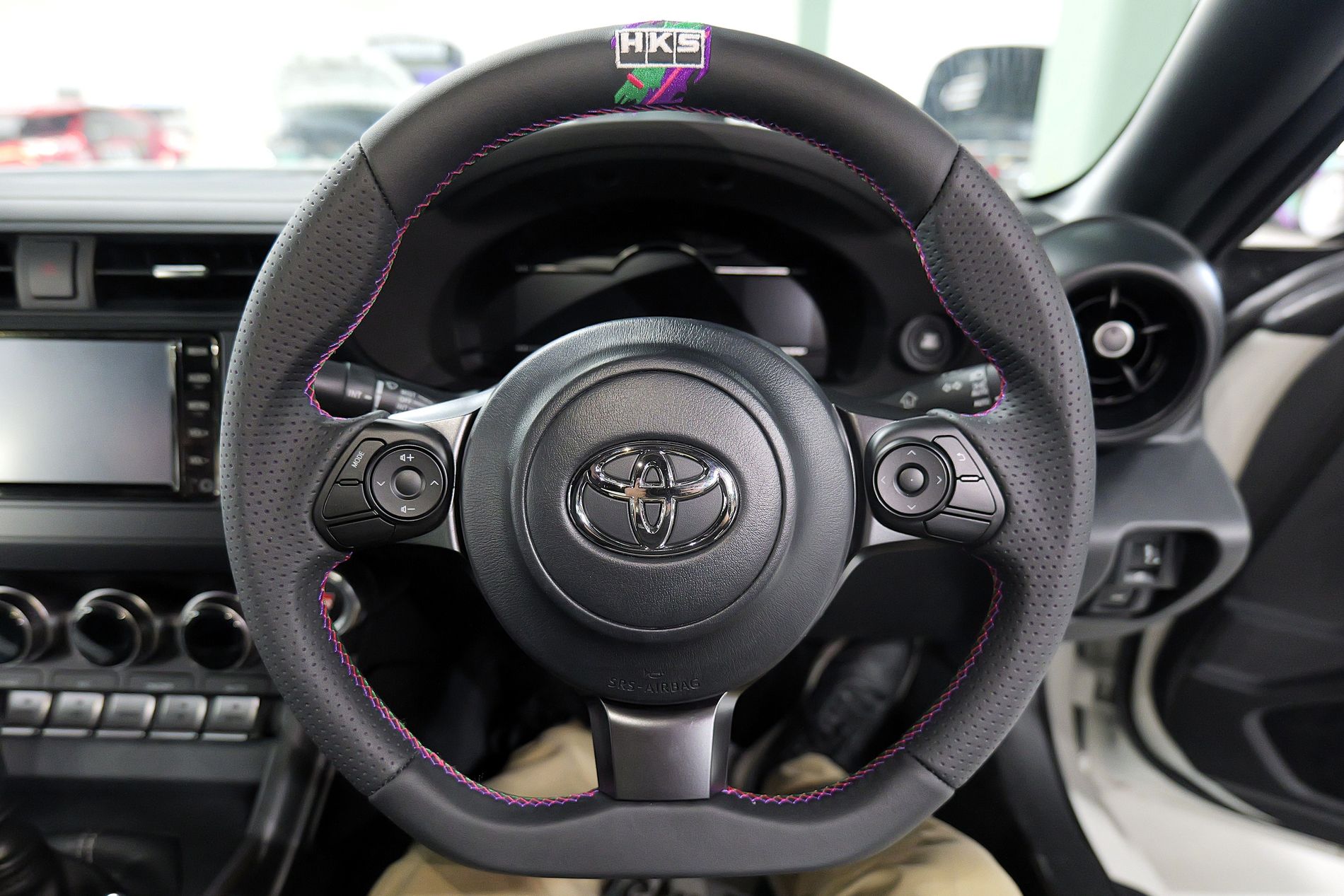 HKS Replacement Steering Wheel For 2016-25 Subaru BRZ, 17-25 Toyota 86/GR86 - 51999-AT004
