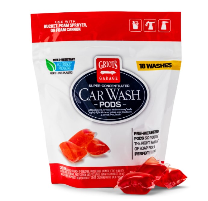 Griots Garage Car Wash Pods 18 ct - Case of 6