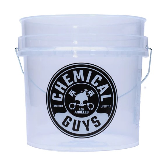Chemical Guys Heavy Duty Ultra Clear Detailing Bucket - Case of 12 - ACC106