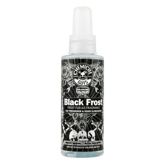 Chemical Guys Black Frost Air Freshener & Odor Eliminator - 4oz - Case of 12 - AIR_224_04