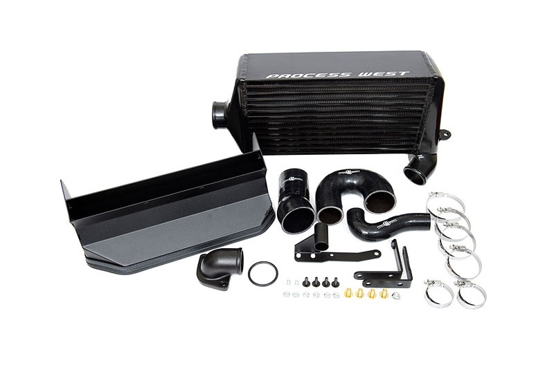 Process West Verticooler Top Mount Intercooler for 2008-14 Subaru WRX (Black Finish)