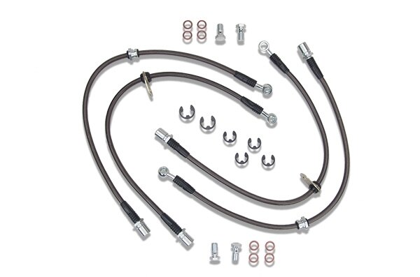 Techna-Fit Stainless Steel Braided Brake Line Kit For 2015-21 Subaru WRX
