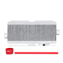 Mishimoto Subaru 08-21 WRX STi Top-Mount Intercooler Kit - Powder Coated Silver & Red Hoses - MMTMIC-STI-08SLRD