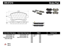 StopTech Performance 02-03 WRX Front Brake Pads - 309.07210