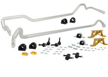 Whiteline 04-05 Subaru Impreza STI Front & Rear Sway Bar Kit 24mm w/Mounts - BSK009M