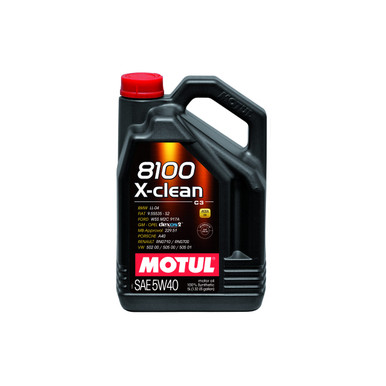 Motul 8100 5W40 X-CLEAN C3 Synthetic Engine Oil - 5L