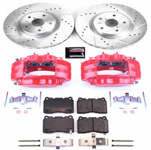 Power Stop Z23 Evolution Sport Front Brake Kit w/Calipers For 2005-17 Subaru WRX STI - KC131 Power Stop Z23 Evolution Sport Front Brake Kit w/Calipers For 2005-17 Subaru WRX STI - KC131