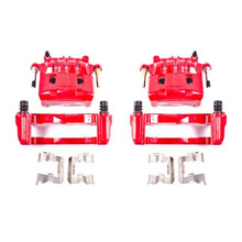 Power Stop Front Red Calipers w/Brackets For 2011-14 Subaru WRX - Pair - S2682A Power Stop Front Red Calipers w/Brackets For 2011-14 Subaru WRX - Pair - S2682A