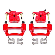 Power Stop Rear Red Calipers w/Brackets For 2008-21 Subaru WRX - Pair - S3424 Power Stop Rear Red Calipers w/Brackets For 2008-21 Subaru WRX - Pair - S3424