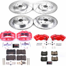 Power Stop Z23 Evolution Sport Front & Rear Brake Kit w/Calipers For 2008-17 Subaru WRX STI - KC4490 Power Stop Z23 Evolution Sport Front & Rear Brake Kit w/Calipers For 2008-17 Subaru WRX STI - KC4490