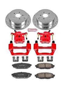 Power Stop Z23 Evolution Sport Rear Brake Kit w/Calipers For 2008-14 Subaru WRX, 08-11 Impreza, 09-13 Forester - KC4631 Power Stop Z23 Evolution Sport Rear Brake Kit w/Calipers For 2008-14 Subaru WRX, 08-11 Impreza, 09-13 Forester - KC4631