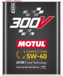 Motul 2L Synthetic-ester Racing Oil 300V COMPETITION 5W40 10x2L - 110817