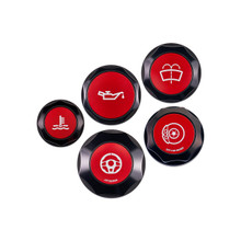 IAG Revolve Engine Bay Dress-Up Cap Kit for 15-21 STI - Includes Oil, Brake, Power Steering, Coolant & Washer Caps IAG Revolve Engine Bay Dress-Up Cap Kit for 15-21 STI - Includes Oil, Brake, Power Steering, Coolant & Washer Caps