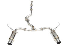 Invidia 08+ Subaru WRX/STI 4dr N1 Twin Outlet Single Layer Tip SS