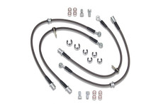 Techna-Fit Stainless Steel Brake Line Kit – 4-Line Set For Subaru 2.5 RS (1998-2001), DOT Certified, SUB-1005BL