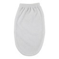 White/Yellow Wash Cloth Mitten