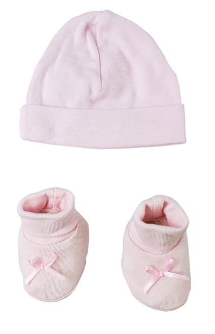 Preemie Baby Cap & Bootie Set