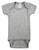 Heather Grey Interlock Short Sleeve Bodysuit Onezies