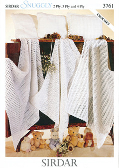 Crochet Baby Shawl Sirdar Baby Blanket Knitting Patterns Sirdar