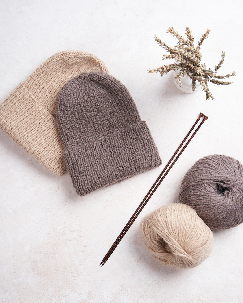 Beanie Knitting Kit