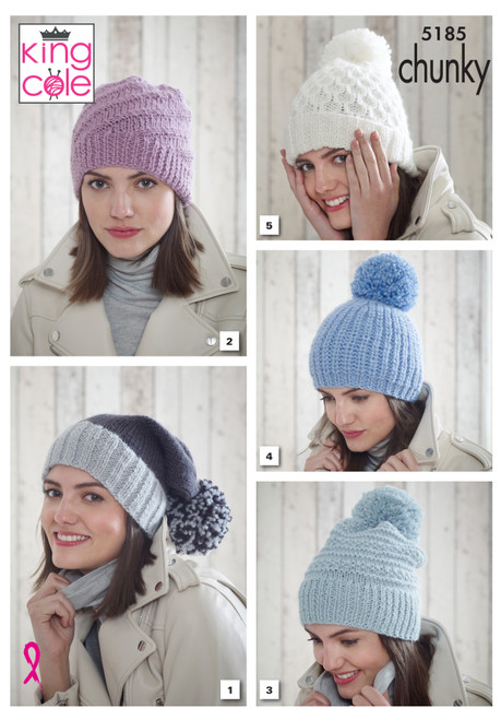 5185 Timeless Chunky Hat Pattern