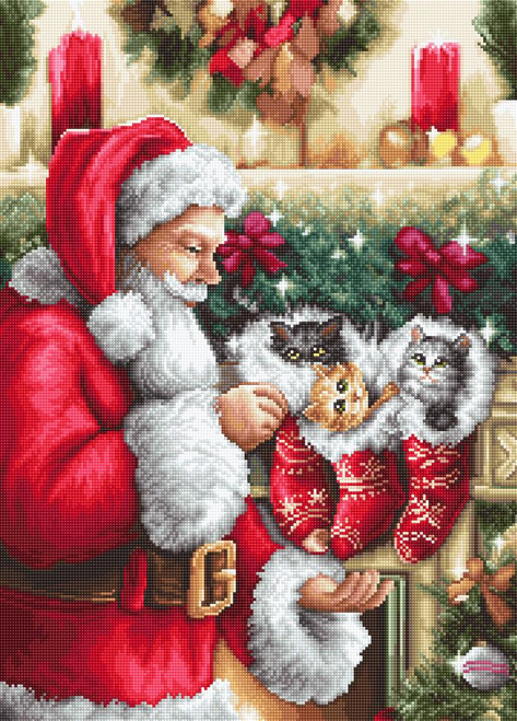 Altmodischer Weihnachtsstrumpf – Kreuzstich-Set Mit Nostalgischem Charme Aus Den 90ern